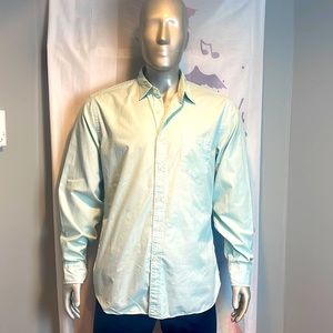 J. Crew 2 Ply 100% Cotton Slim Stripes Shirt Size L 16-16 1/2